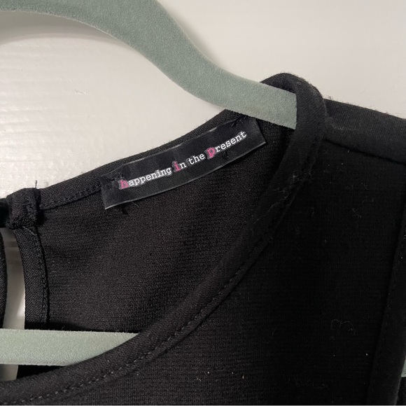 Nordstrom BP Black Dressy Peplum Tank - Picture 3 of 4